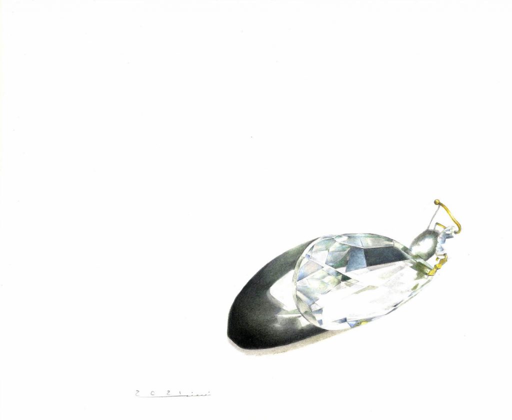 12. Mahboobeh Noroozi - Untitled - Colored Pencil on Cardboard - 20x20cm - 2021