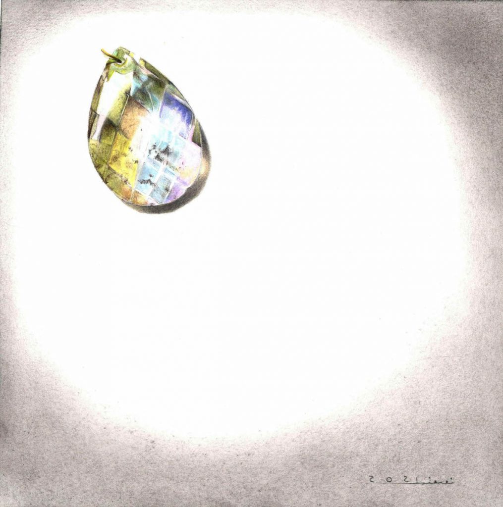 15. Mahboobeh Noroozi - Untitled - Colored Pencil on Cardboard - 20x20cm - 2021