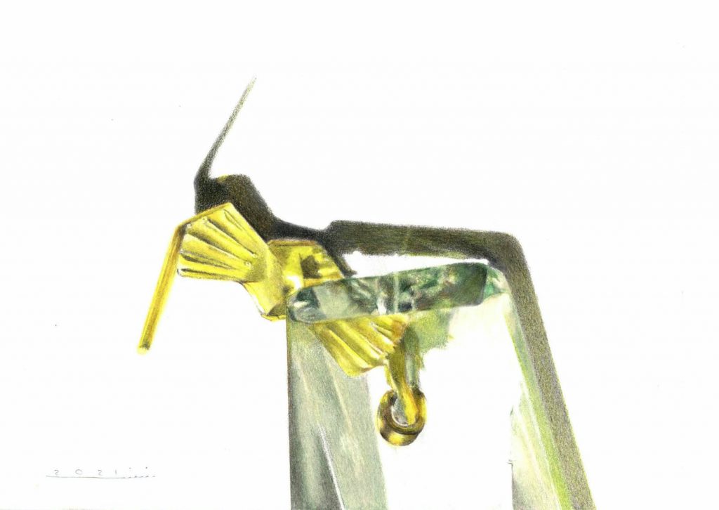 18. Mahboobeh Noroozi - Untitled - Colored Pencil on Cardboard - 15x20cm - 2021