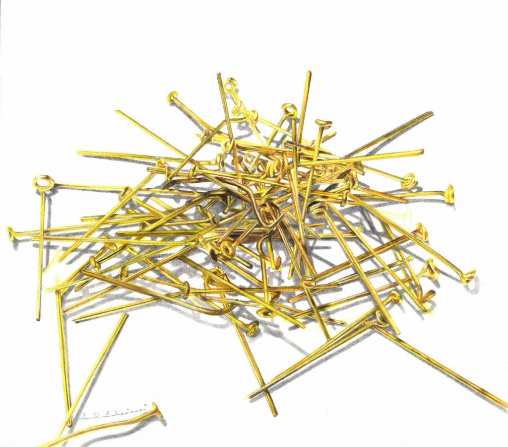 19. Mahboobeh Noroozi - Untitled - Colored Pencil on Cardboard - 20x22.5cm - 2021